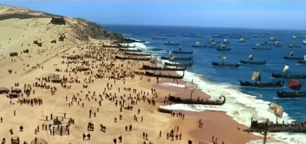 troy movie location