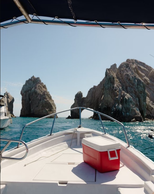private yacht in Cabo San Lucas.
 